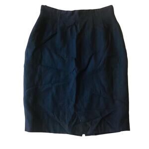 Navy Blue Pencil Skirt